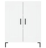 VidaXL Dressoir 69,5x34x90 cm bewerkt hout wit