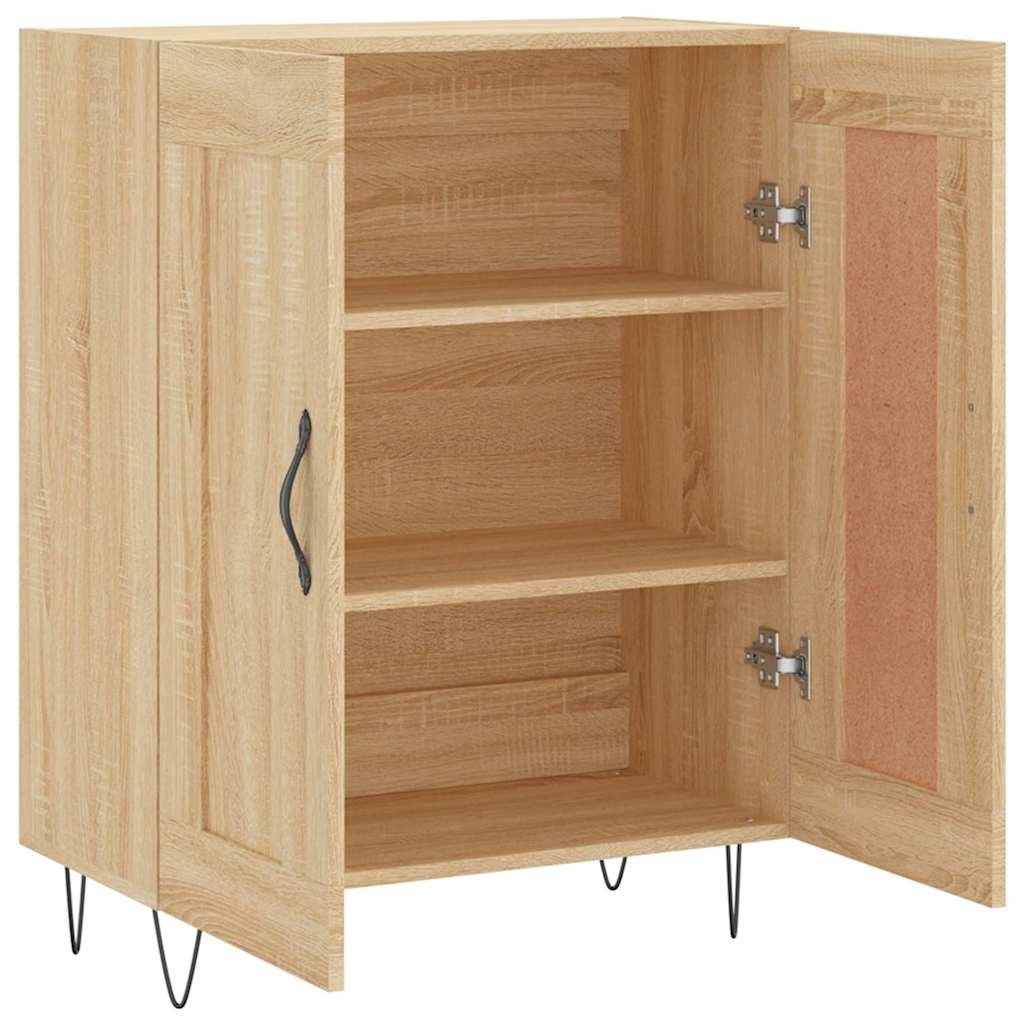 VidaXL Dressoir 69,5x34x90 cm bewerkt hout sonoma eikenkleurig
