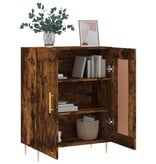 VidaXL Dressoir 69,5x34x90 cm bewerkt hout gerookt eikenkleurig