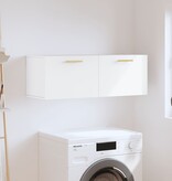 VidaXL Wandkast 100x36,5x35 cm bewerkt hout wit