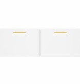 VidaXL Wandkast 100x36,5x35 cm bewerkt hout wit