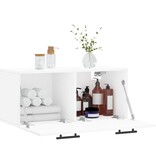 VidaXL Wandkast 80x36,5x35 cm bewerkt hout wit