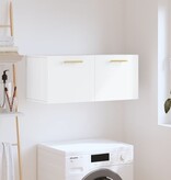 VidaXL Wandkast 80x36,5x35 cm bewerkt hout wit