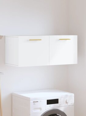 VidaXL Wandkast 80x36,5x35 cm bewerkt hout wit