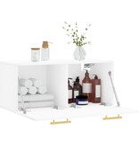 VidaXL Wandkast 80x36,5x35 cm bewerkt hout wit