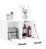 VidaXL Wandkast 60x36,5x35 cm bewerkt hout wit