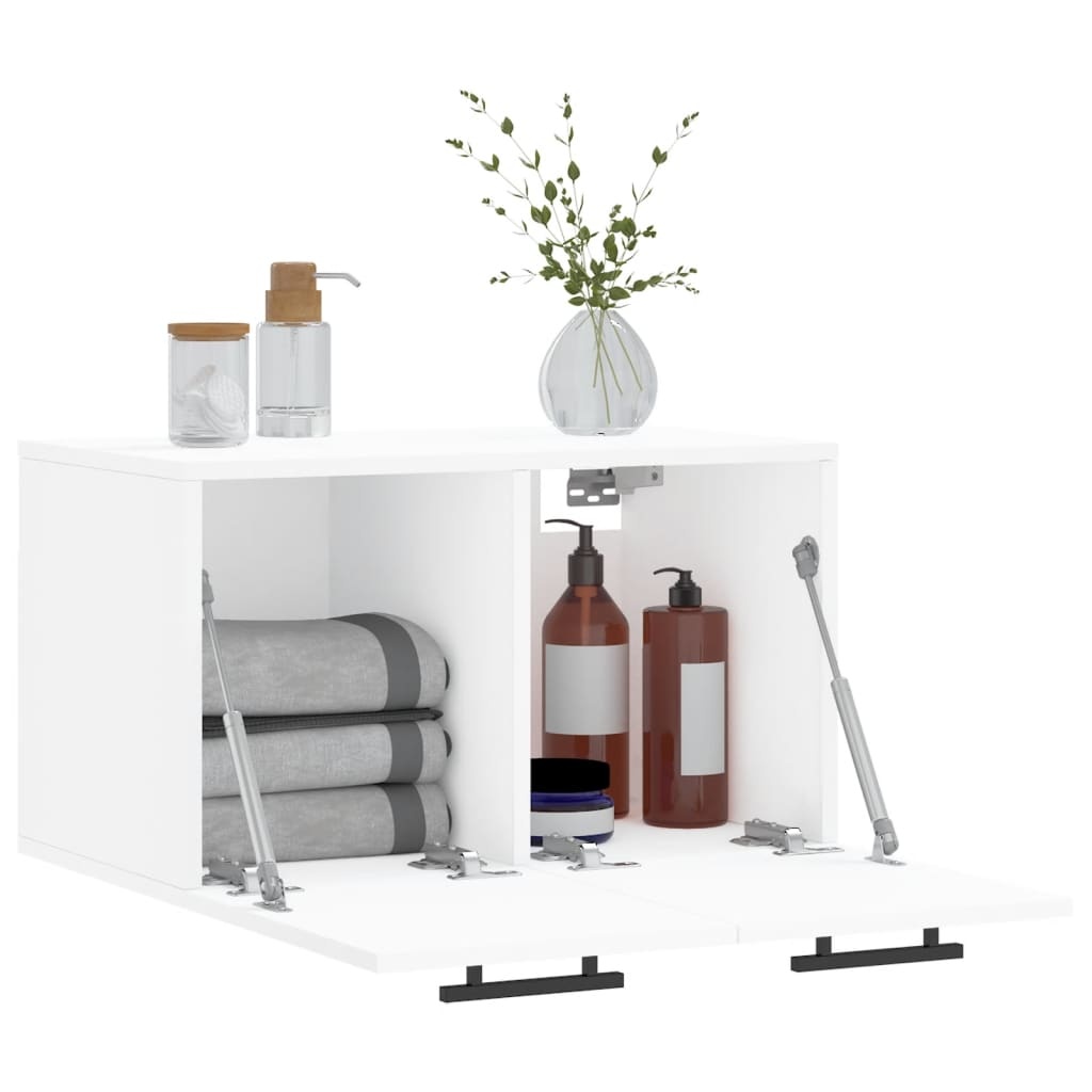 VidaXL Wandkast 60x36,5x35 cm bewerkt hout wit