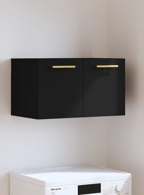 VidaXL Wandkast 60x36,5x35 cm bewerkt hout zwart