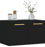 VidaXL Wandkast 60x36,5x35 cm bewerkt hout zwart