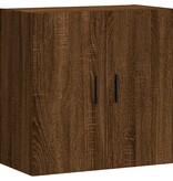 VidaXL Wandkast 60x31x60 cm bewerkt hout bruin eikenkleur