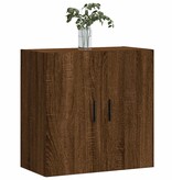 VidaXL Wandkast 60x31x60 cm bewerkt hout bruin eikenkleur