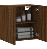 VidaXL Wandkast 60x31x60 cm bewerkt hout bruin eikenkleur