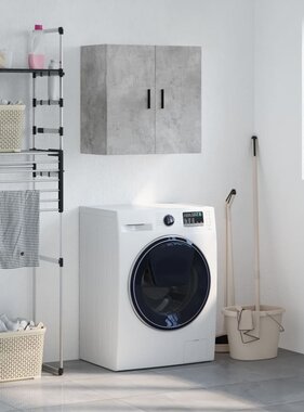 VidaXL Wandkast 60x31x60 cm bewerkt hout betongrijs