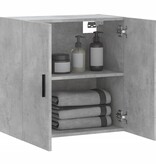 VidaXL Wandkast 60x31x60 cm bewerkt hout betongrijs