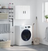 VidaXL Wandkast 60x31x60 cm bewerkt hout hoogglans wit