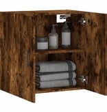 VidaXL Wandkast 60x31x60 cm bewerkt hout gerookt eikenkleurig