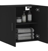 VidaXL Wandkast 60x31x60 cm bewerkt hout zwart