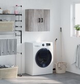 VidaXL Wandkast 60x31x60 cm bewerkt hout grijs sonoma eikenkleurig