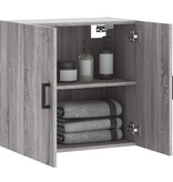 VidaXL Wandkast 60x31x60 cm bewerkt hout grijs sonoma eikenkleurig