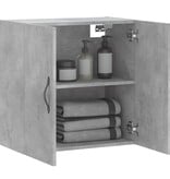 VidaXL Wandkast 60x31x60 cm bewerkt hout betongrijs