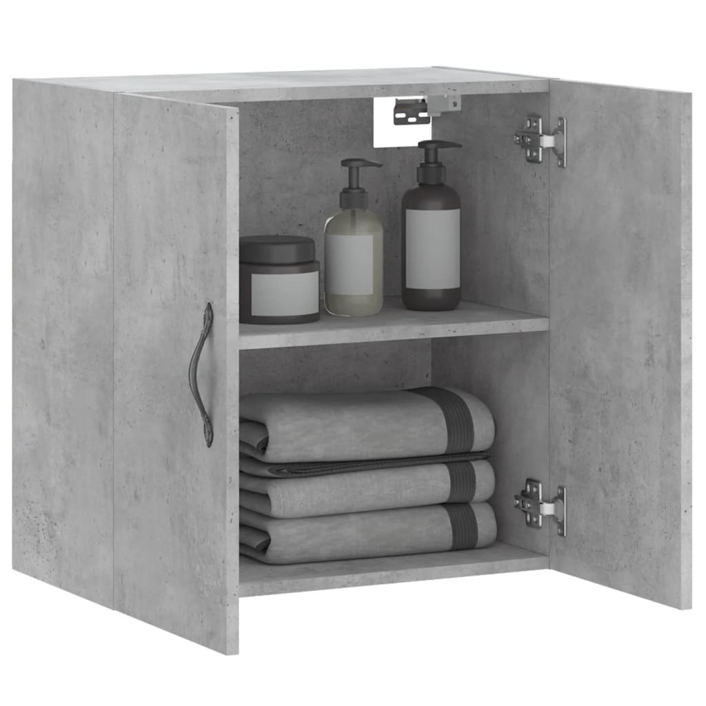 VidaXL Wandkast 60x31x60 cm bewerkt hout betongrijs