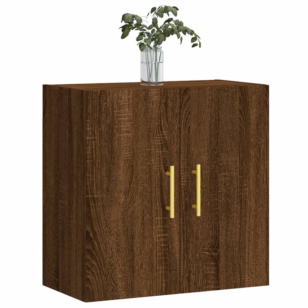 VidaXL Wandkast 60x31x60 cm bewerkt hout bruin eikenkleur