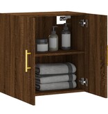VidaXL Wandkast 60x31x60 cm bewerkt hout bruin eikenkleur
