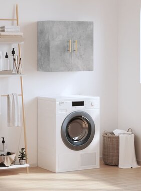 VidaXL Wandkast 60x31x60 cm bewerkt hout betongrijs