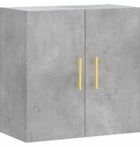 VidaXL Wandkast 60x31x60 cm bewerkt hout betongrijs