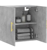 VidaXL Wandkast 60x31x60 cm bewerkt hout betongrijs