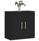 VidaXL Wandkast 60x31x60 cm bewerkt hout zwart