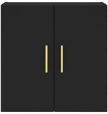 VidaXL Wandkast 60x31x60 cm bewerkt hout zwart