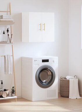 VidaXL Wandkast 60x31x60 cm bewerkt hout wit