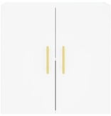 VidaXL Wandkast 60x31x60 cm bewerkt hout wit