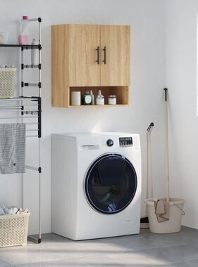 VidaXL Wandkast 60x31x70 cm bewerkt hout sonoma eikenkleurig