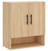 VidaXL Wandkast 60x31x70 cm bewerkt hout sonoma eikenkleurig