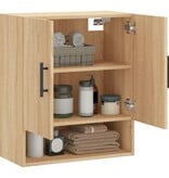 VidaXL Wandkast 60x31x70 cm bewerkt hout sonoma eikenkleurig