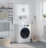 VidaXL Wandkast 60x31x70 cm bewerkt hout wit