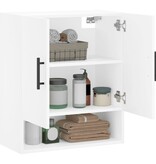 VidaXL Wandkast 60x31x70 cm bewerkt hout wit