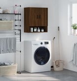 VidaXL Wandkast 60x31x70 cm bewerkt hout bruin eikenkleur