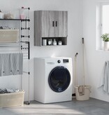 VidaXL Wandkast 60x31x70 cm bewerkt hout grijs sonoma eikenkleurig