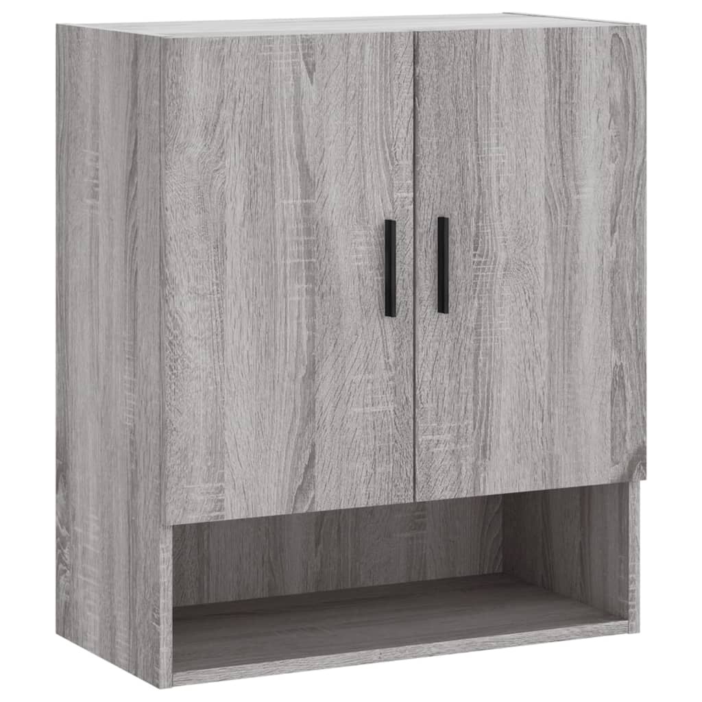 VidaXL Wandkast 60x31x70 cm bewerkt hout grijs sonoma eikenkleurig