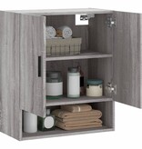 VidaXL Wandkast 60x31x70 cm bewerkt hout grijs sonoma eikenkleurig