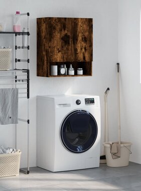 VidaXL Wandkast 60x31x70 cm bewerkt hout gerookt eikenkleurig