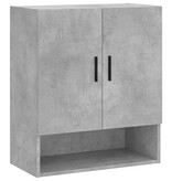 VidaXL Wandkast 60x31x70 cm bewerkt hout betongrijs