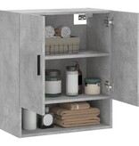 VidaXL Wandkast 60x31x70 cm bewerkt hout betongrijs
