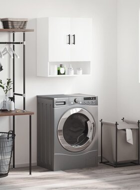 VidaXL Wandkast 60x31x70 cm bewerkt hout wit