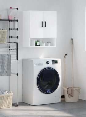 VidaXL Wandkast 60x31x70 cm bewerkt hout wit