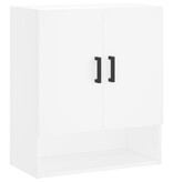 VidaXL Wandkast 60x31x70 cm bewerkt hout wit