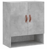 VidaXL Wandkast 60x31x70 cm bewerkt hout betongrijs